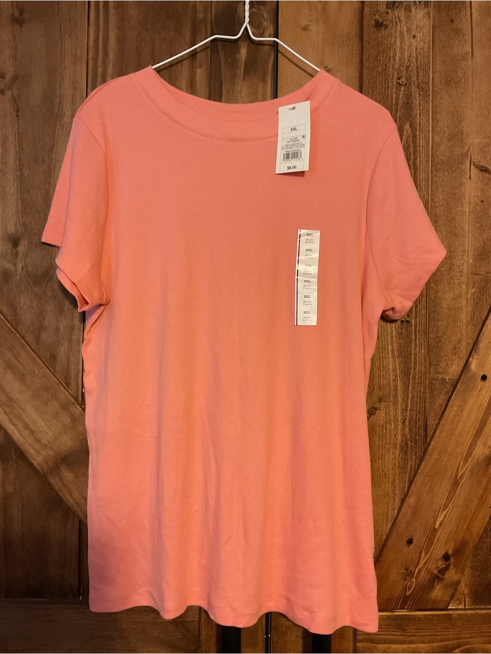 Target Coral Peach Short Sleeve Women's Tee